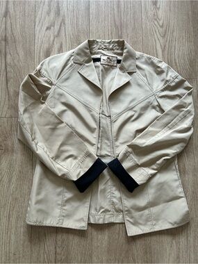 Etro Women’s Silk Khaki Jacket Size 42